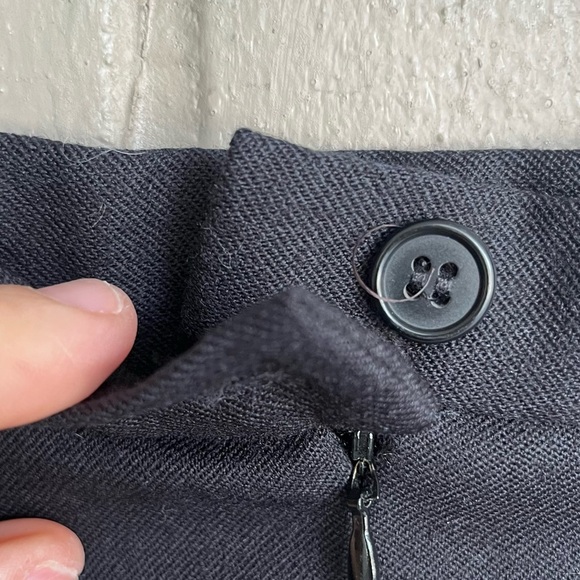 Pendleton Black Virgin Wool Pencil Skirt 10 - Picture 7 of 9